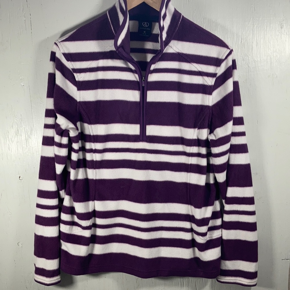 Lands End fleece half zip top.